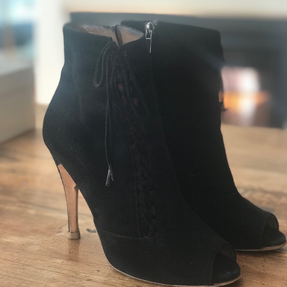 Sigerson Morrison Size 8.5 Black Highheel Boot